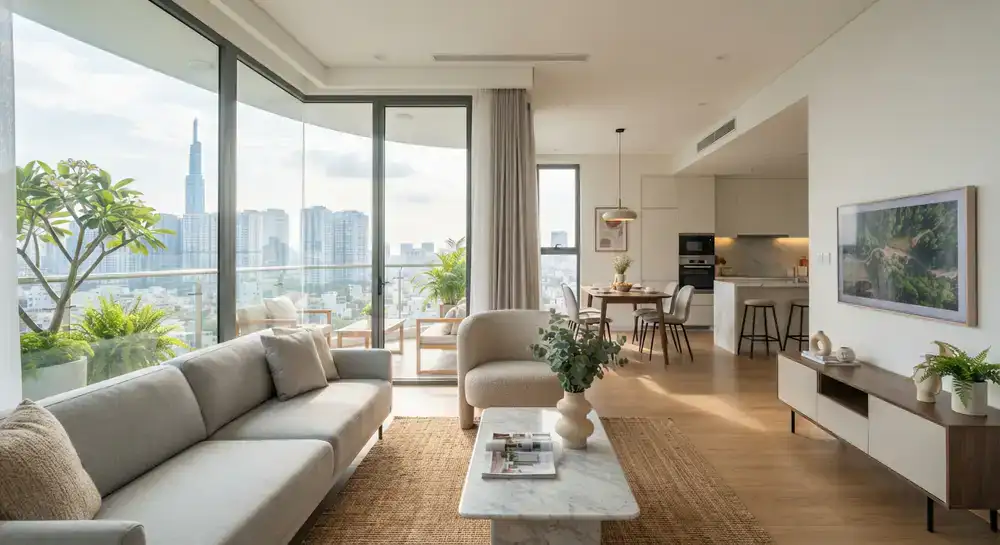 Modern apartment interior in District 2