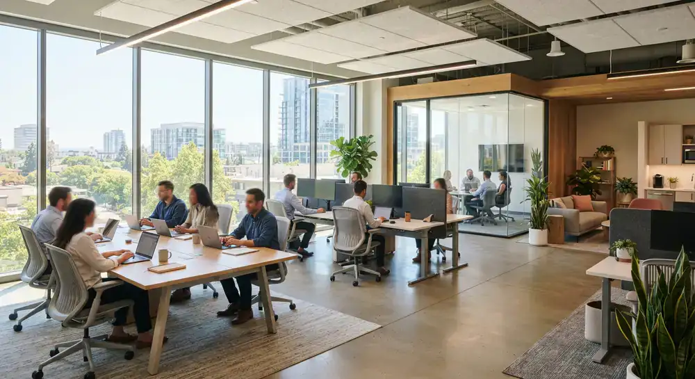 Modern commercial office space